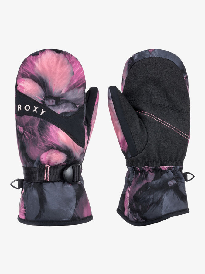 Roxy Jetty Snowboard Mitts 2024 | TRUE BLACK PANSY (KVJ3)