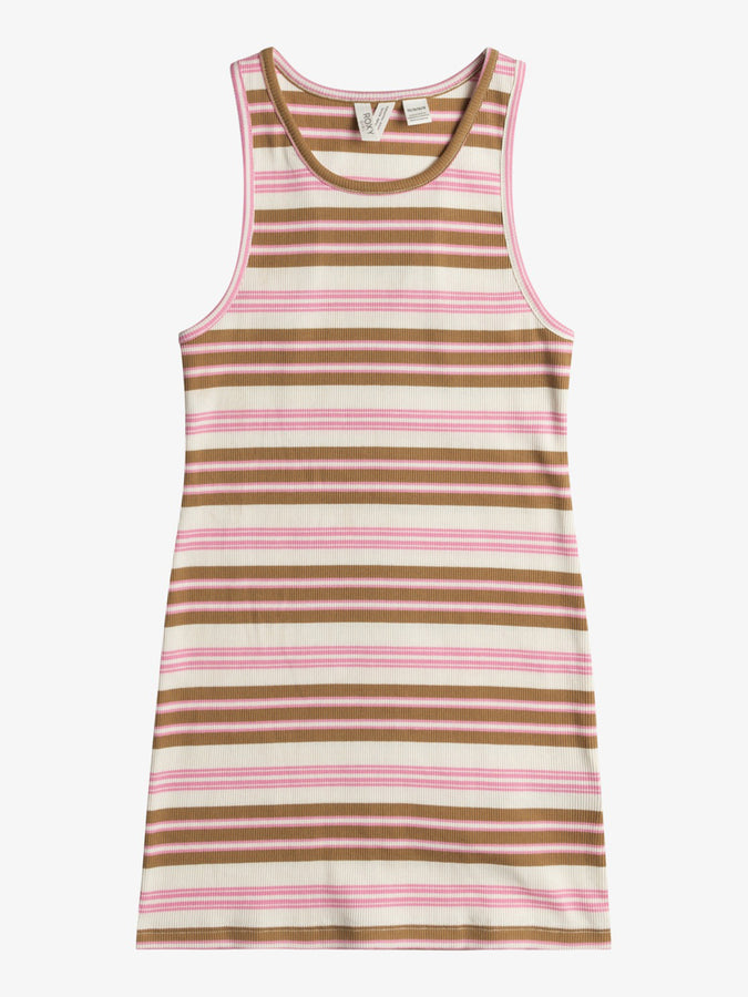 Roxy What Should I Do Stripe Dress Spring 2024 | PRISM PNK TIDE STR (MEQ6)