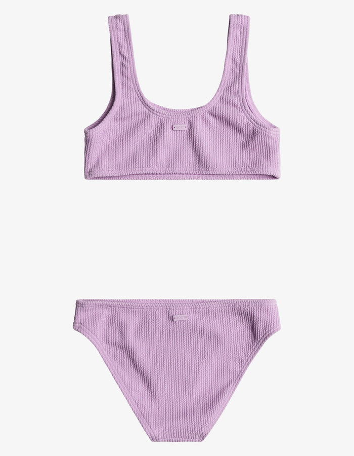 Roxy Aruba Bralette Bikini Set Spring 2024 | CROCUS PETAL (PKL0)