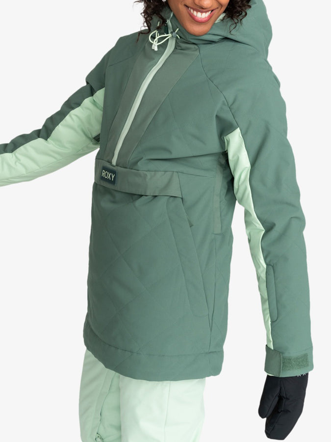 Roxy Radiant Lines Overhead Snowboard Jacket 2024 | DARK FOREST (BPG0)