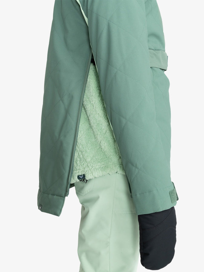 Roxy Radiant Lines Overhead Snowboard Jacket 2024 | DARK FOREST (BPG0)