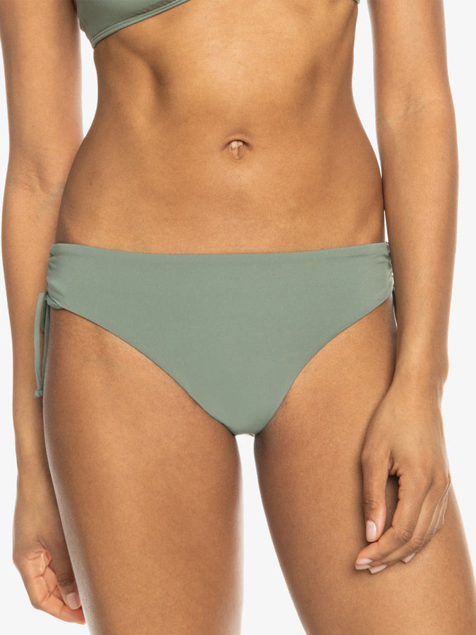 Roxy Solid Beach Classic Hipster Bikini Bottom Spring 2024 | AGAVE GREEN (GZC0)
