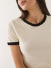Brixton Carefree Organic Garment Dye Ringer T-Shirt Fall 2026