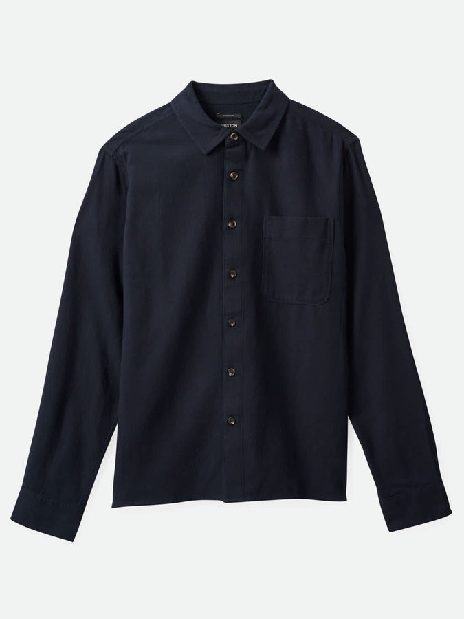 Brixton Hasting Lightweight Flannel L/S Buttondown Shirt Fall 2026 | BLACK