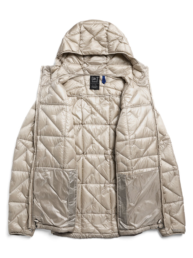 Burton [ak]® Baker Hooded Down 2027 – Insulator Jacket | CHINCHILLA GREY (E7M)