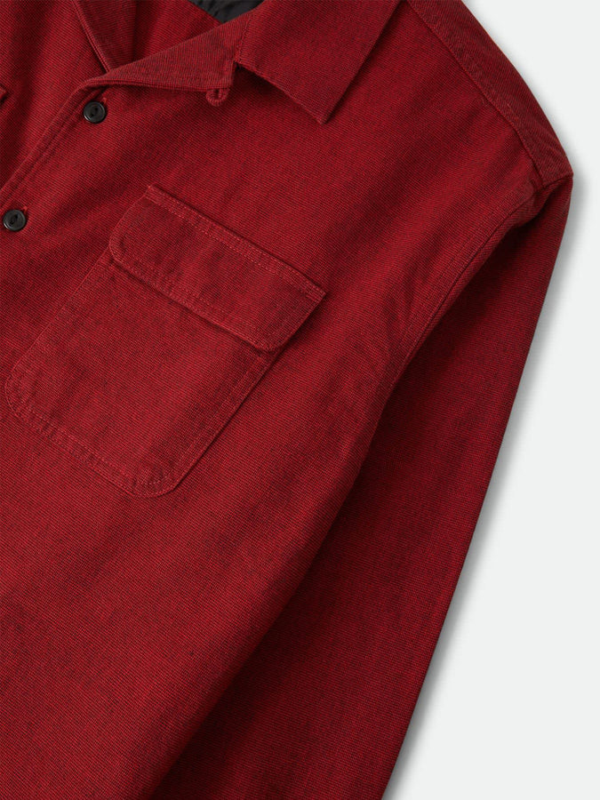 Brixton Century Overshirt Red/Black Micro Jacket Fall 2026 | RED/BLACK MICRO