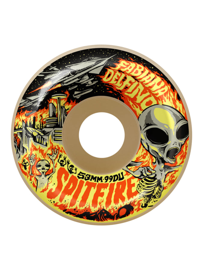 Spitifre Fabiana Invasion Conical Full Skateboard Wheels | NATURAL