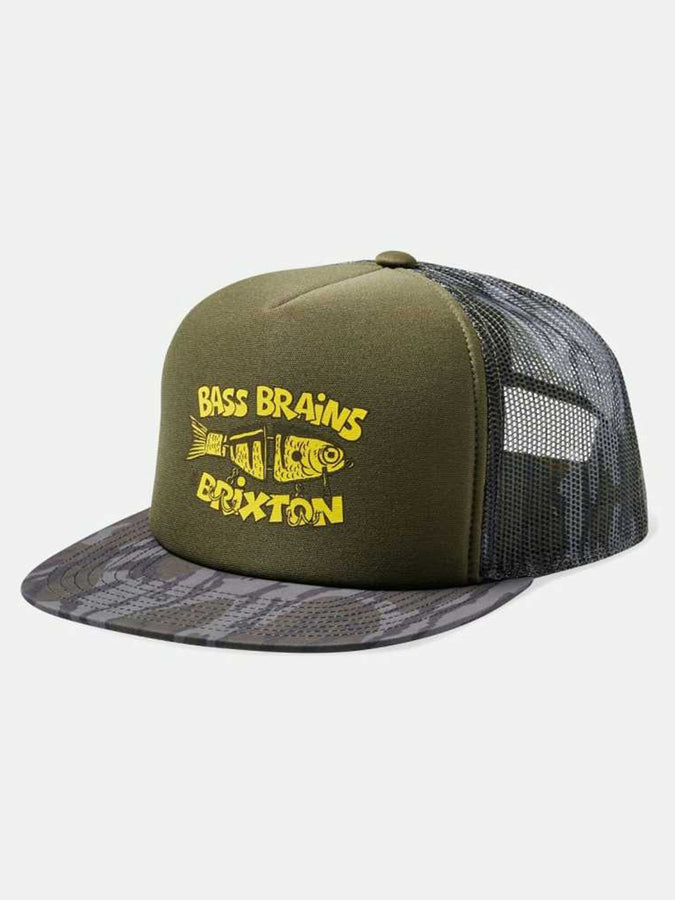 Brixton Bass Brains Bait Netplus Trucker Hat | BB CAMO