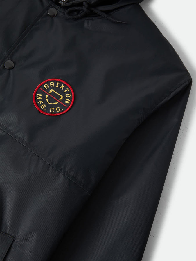 Brixton Hooded Claxton Lightweight Jacket Fall 2026 | BLACK