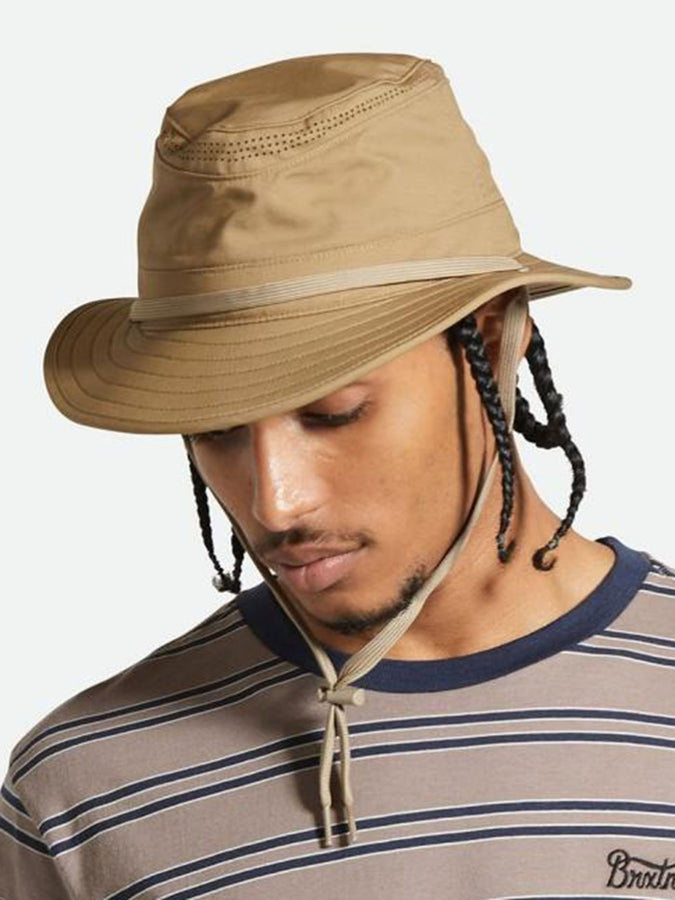 Brixton Coolmax Packable Safari Bucket Hat | KHAKI