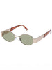 Aire Mars Satin Gold Vintage/Khaki Sunglasses