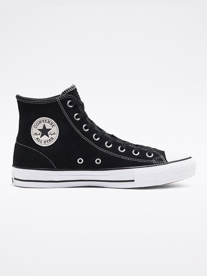 Converse Chuck Taylor All Star Pro High Black/White Shoes | BLACK/BLACK/WHITE