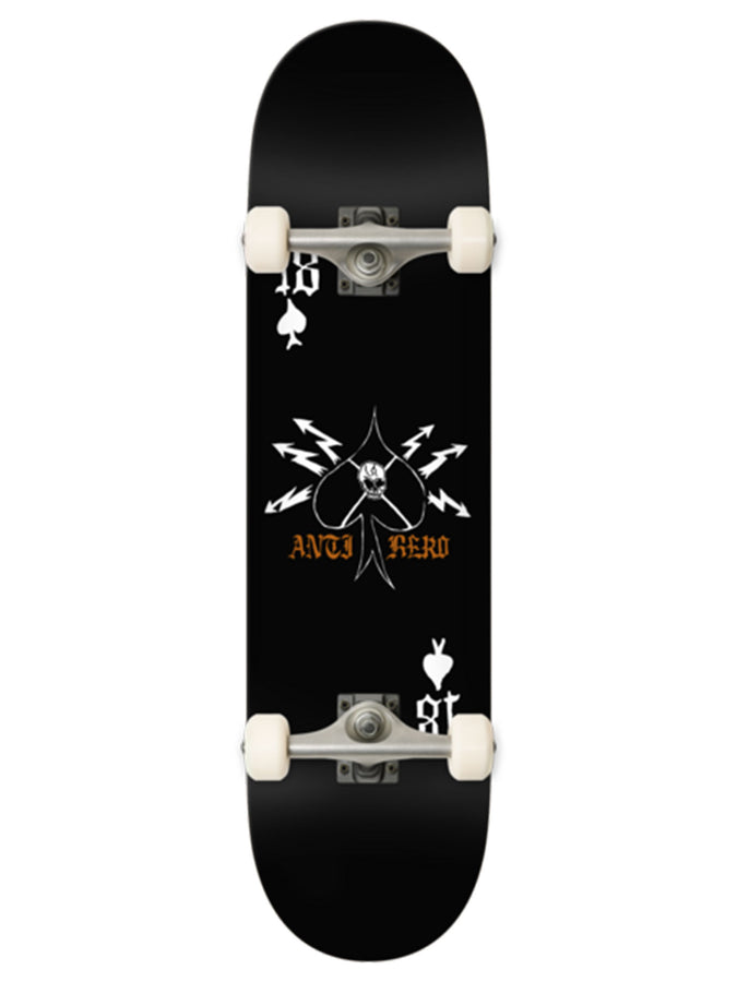 Anti-Hero High Card 8.25'' Complete Skateboard | BLACK
