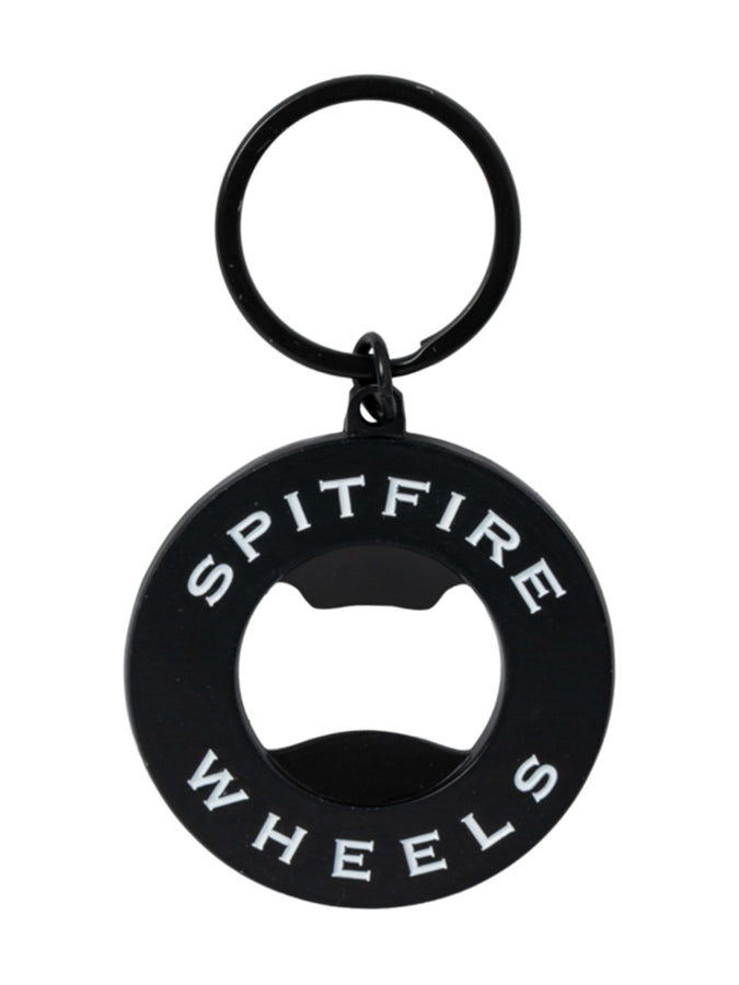 Spitfire Classic Swirl Bottle Opener Keychain | BLACK/WHITE