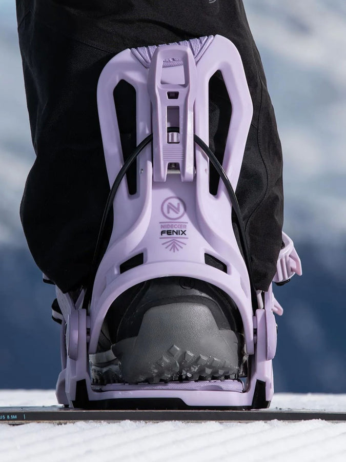 Nidecker Flow Fenix Snowboard Bindings 2025 | LAVENDER