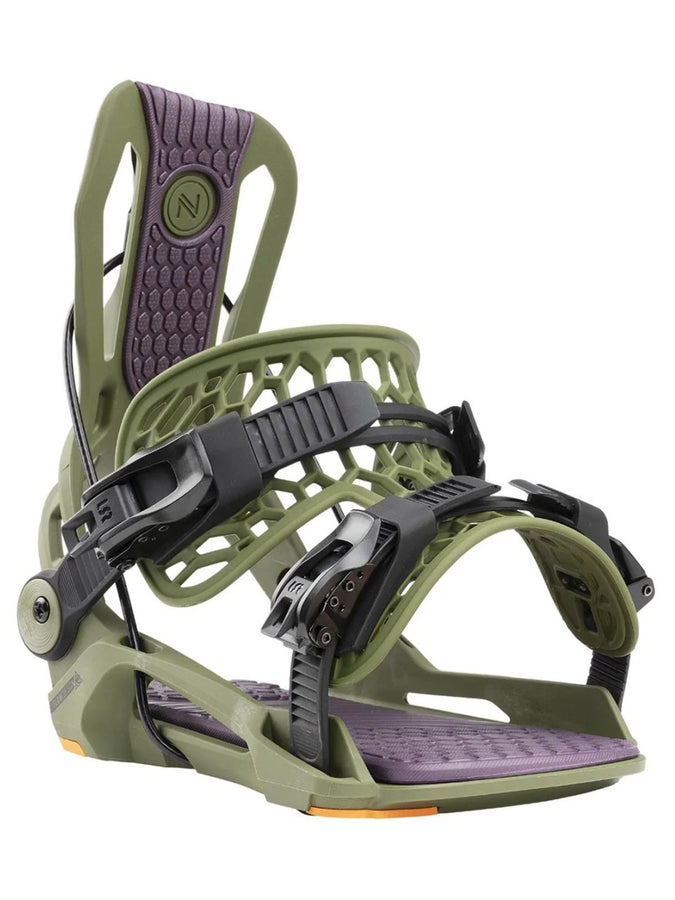 Nidecker Flow Fenix Snowboard Bindings 2025 | GREEN