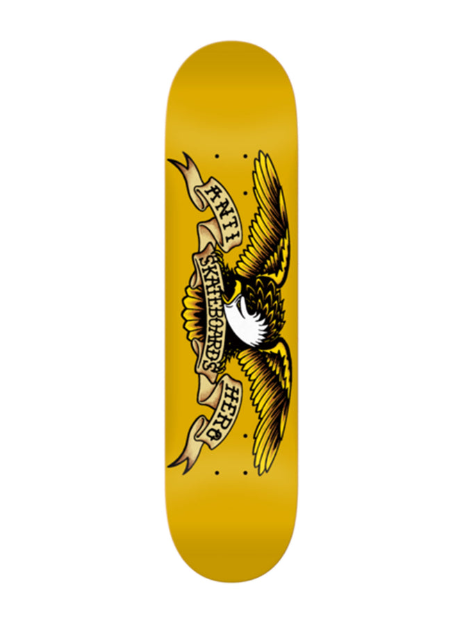 Classic Eagle Yellow 7.3’’ Skateboard Deck | YELLOW