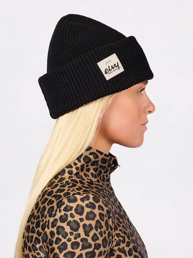 Eivy Foldable Knit Balaclava Beanie | BLACK