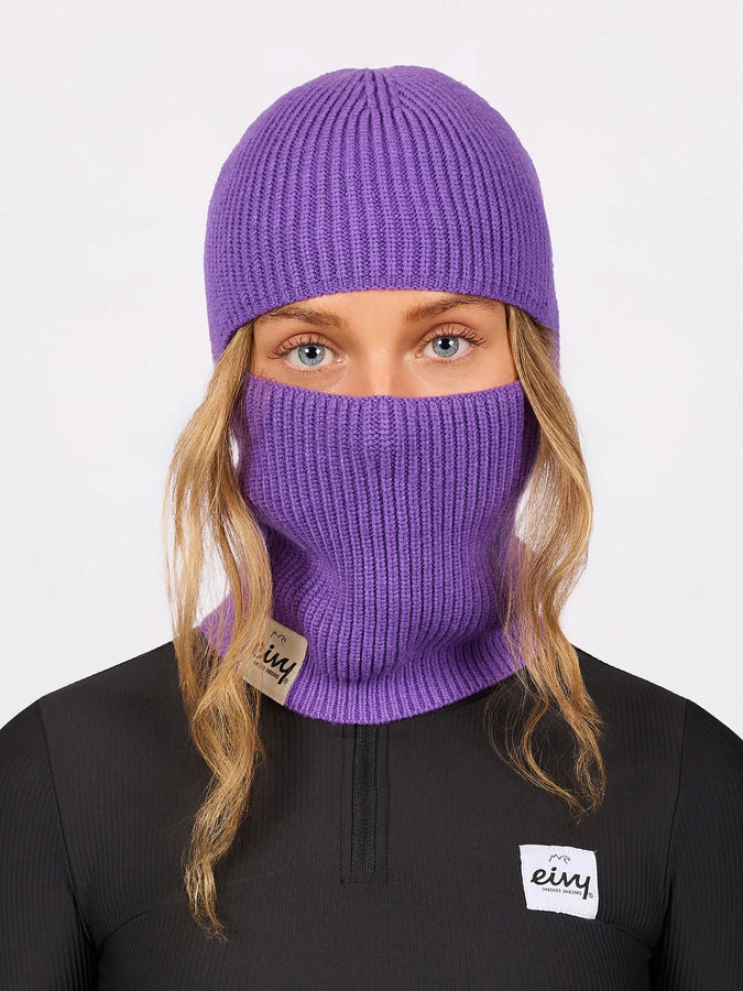Eivy Foldable Knit Grape Balaclava Beanie | GRAPE