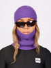 Eivy Foldable Knit Grape Balaclava Beanie