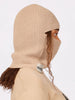 Eivy Foldable Knit Sand Balaclava Beanie
