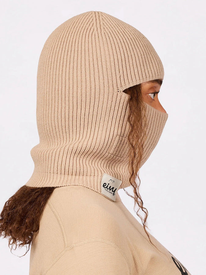 Eivy Foldable Knit Sand Balaclava Beanie | SAND