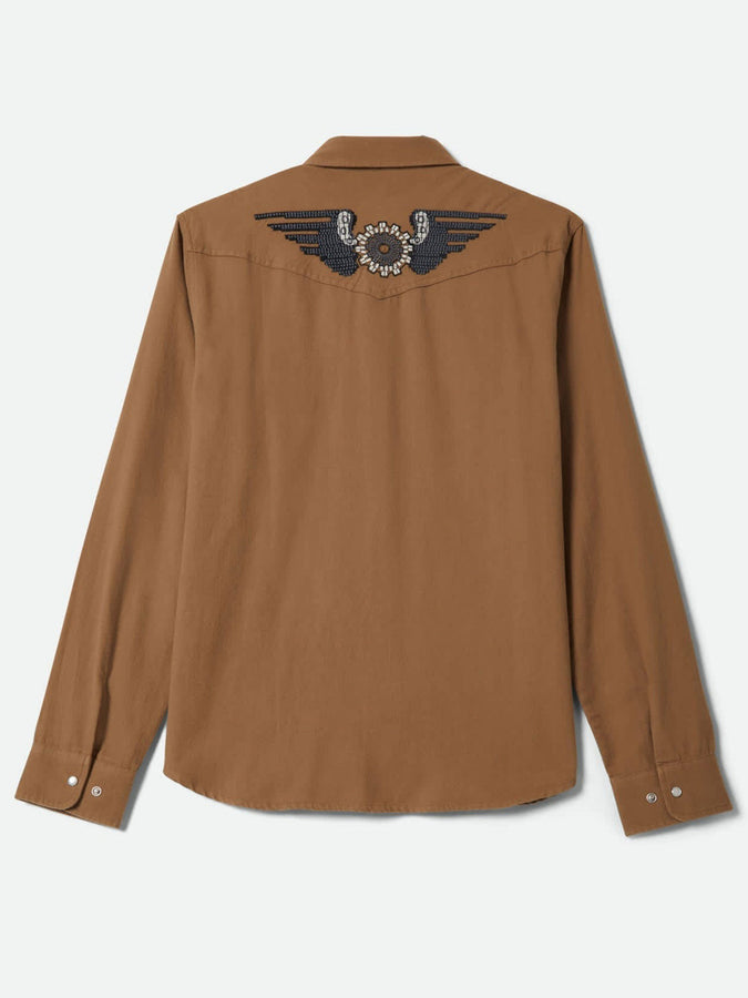 Brixton Waylon Lightweight Long Sleeve Buttondown Shirt Spring 2026 | KHAKI