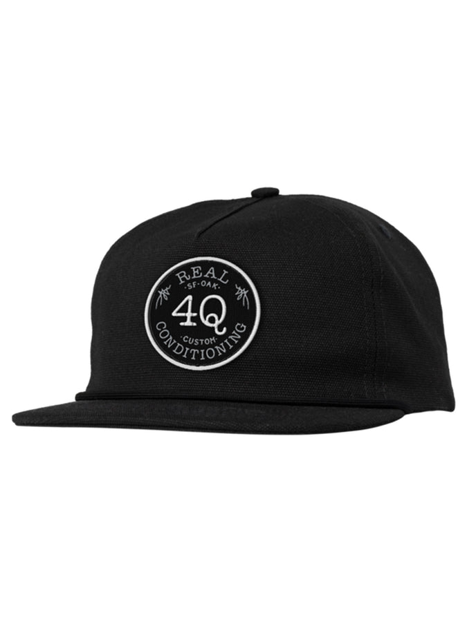Real x 4Q Snapback Hat | BLACK