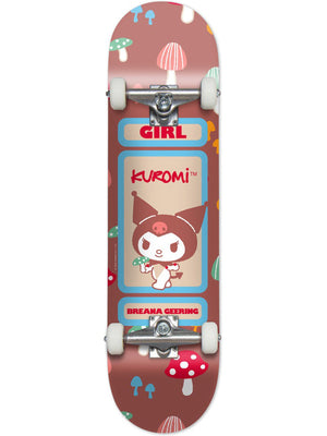 Girl x Sanrio Geering Kuromi 8" Complete Skateboard