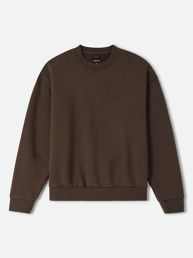 Brixton Brixton Baseline Crewneck Sweatshirt Holiday 2026 | WALNUT BROWN VINTAGE WASH