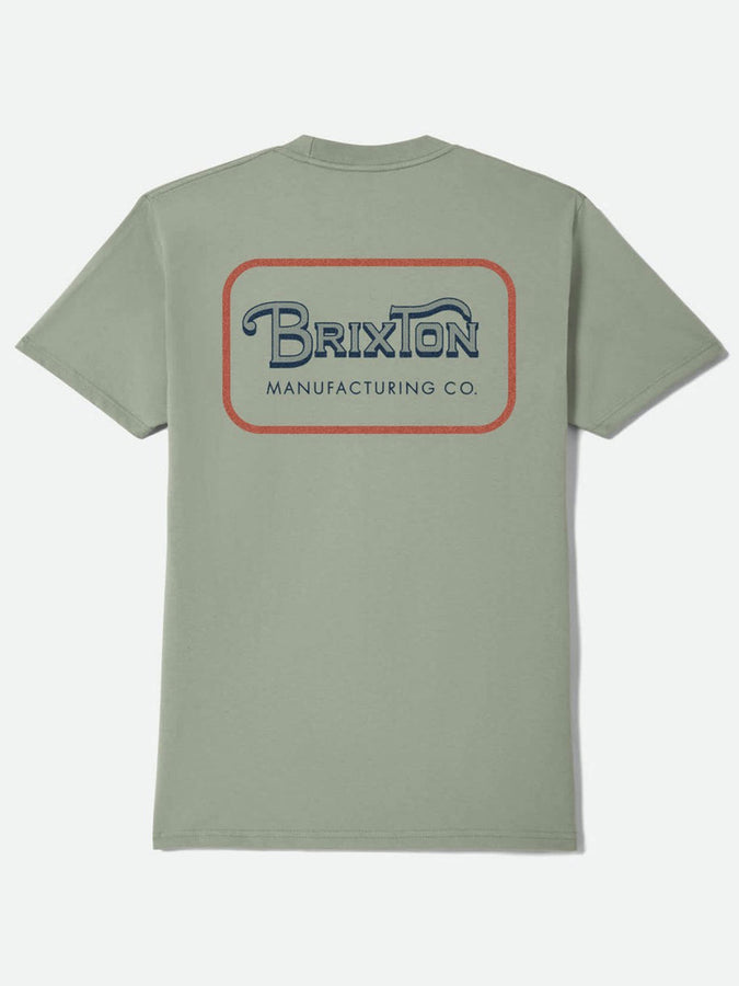 Brixton Grade T-Shirt Spring 2026 | DESERT GREEN/DK NAVY/AMBER TRN