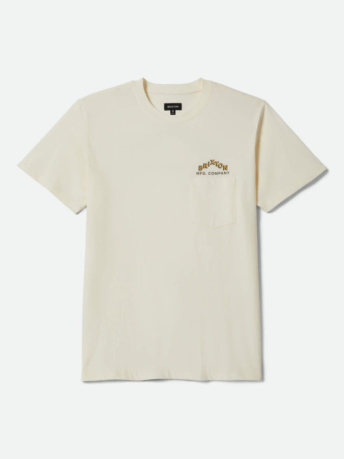 Brixton Roman Pocket T-Shirt Spring 2026 | WHITE