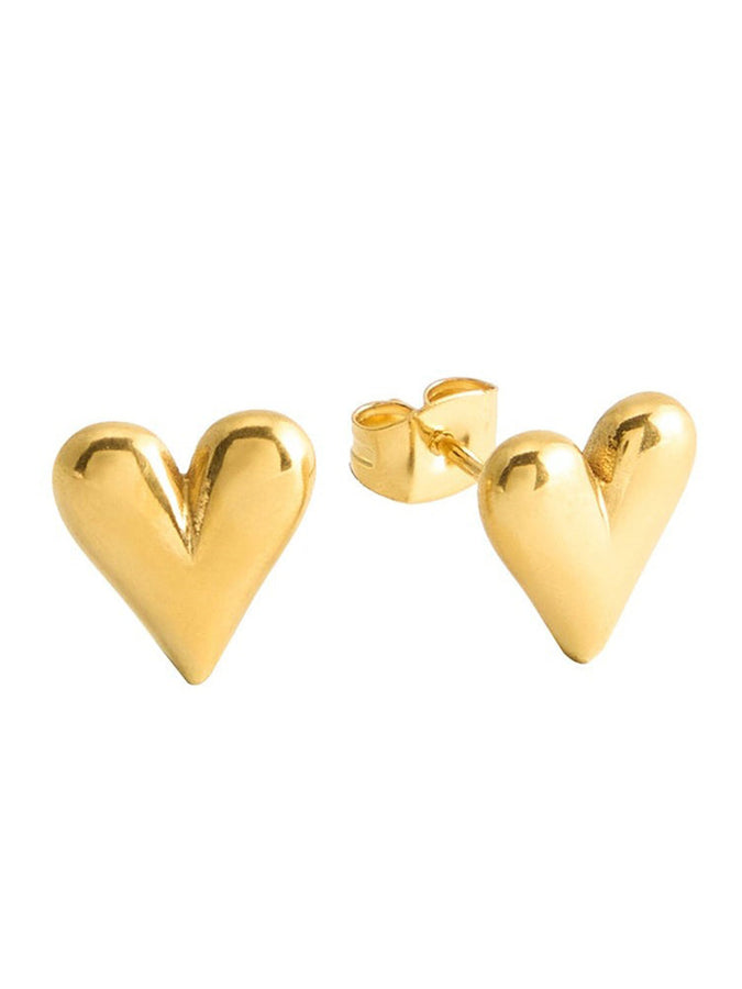 Salty Cali Love Studs Earrings | GOLD