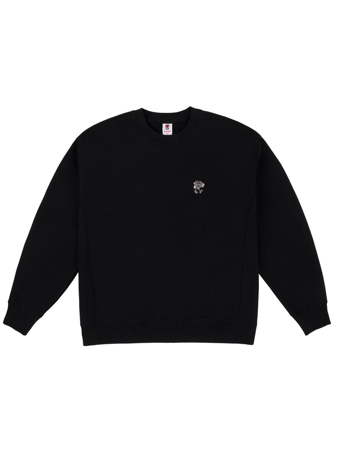Loviah Heartman Crewneck Sweatshirt Spring 2026 | BLACK