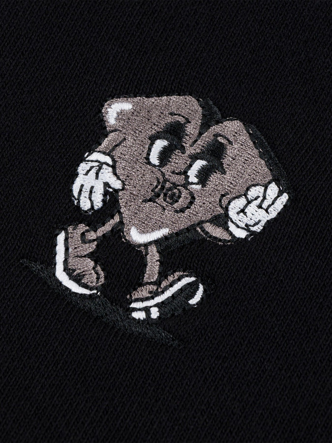 Loviah Heartman Crewneck Sweatshirt Spring 2026 | BLACK