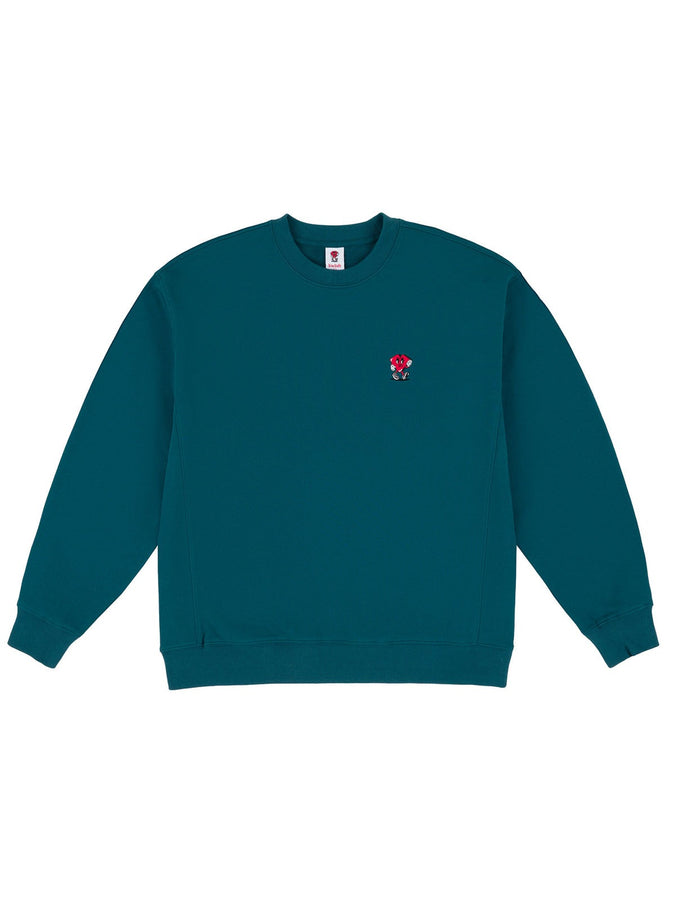 Loviah Heartman Crewneck Sweatshirt Spring 2026 | TEAL