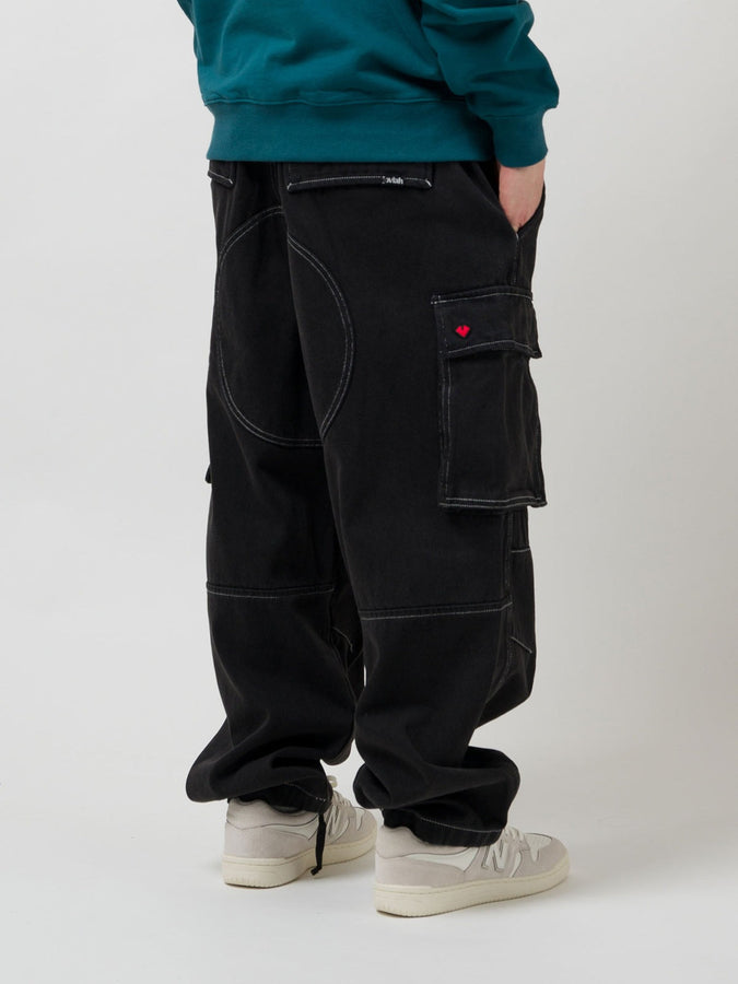 Loviah Heavy Duty Cargo Jeans Spring 2026 | BLACK WASH DENIM