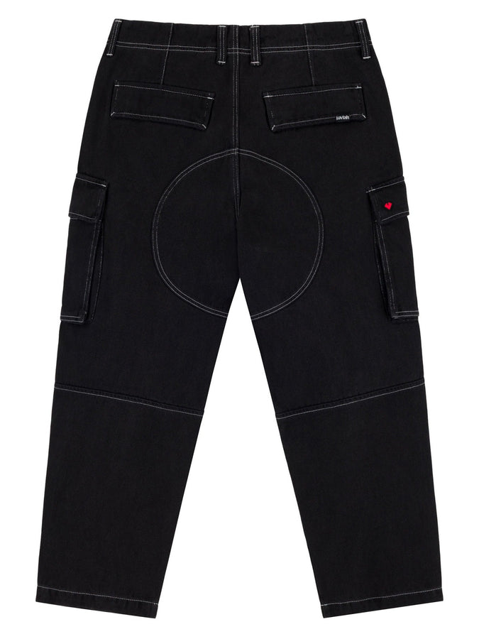 Loviah Heavy Duty Cargo Jeans Spring 2026 | BLACK WASH DENIM