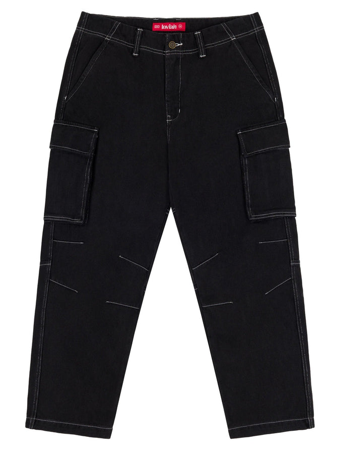 Loviah Heavy Duty Cargo Jeans Spring 2026 | BLACK WASH DENIM