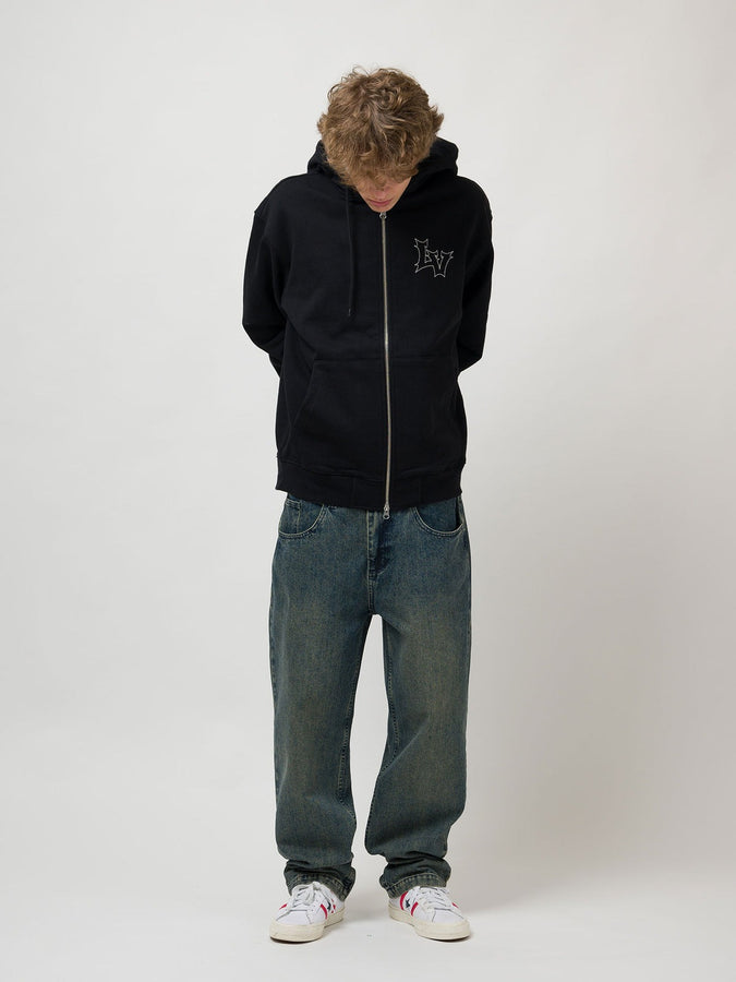 Loviah Hell-V Zip Hoodie Spring 2026 | BLACK