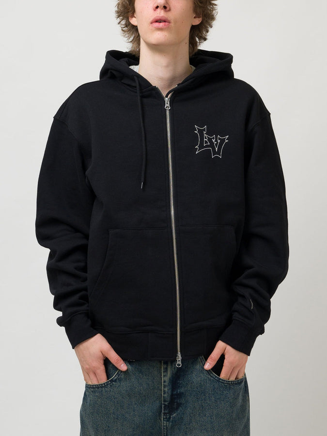 Loviah Hell-V Zip Hoodie Spring 2026 | BLACK