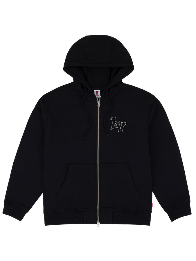 Loviah Hell-V Zip Hoodie Spring 2026 | BLACK