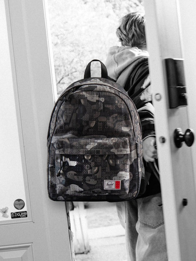 Herschel x Lego Backpack Fall 2026 | ABSTRACT BRICKS BLACK (07462)