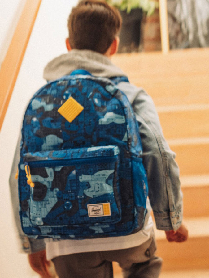 Herschel x Lego Heritage Backpack | ABSTRACT BRICKS BLUE (07463)