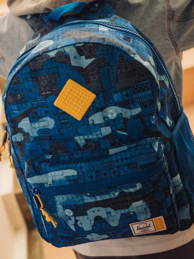 Herschel x Lego Backpack | ABSTRACT BRICKS BLUE (07463)