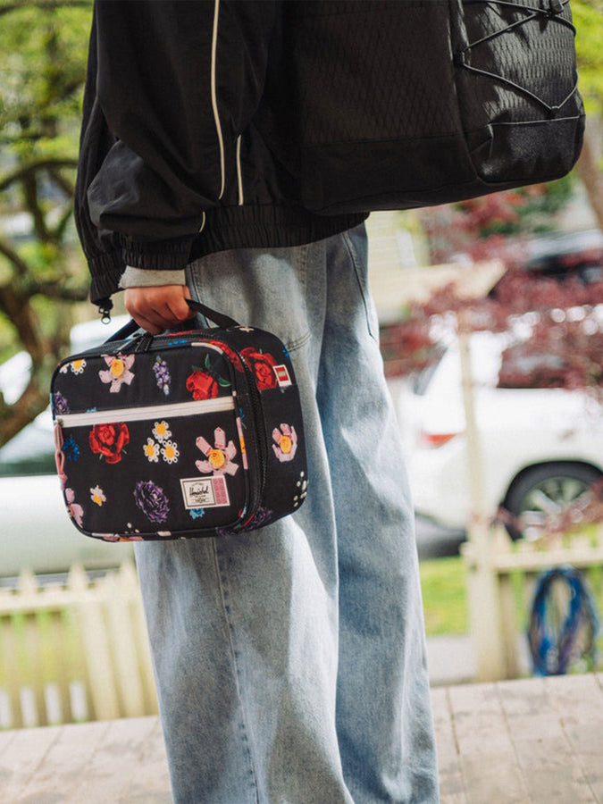 Herschel x Lego Pop Quiz Lunch Box | FALLING FLORALS (07027)