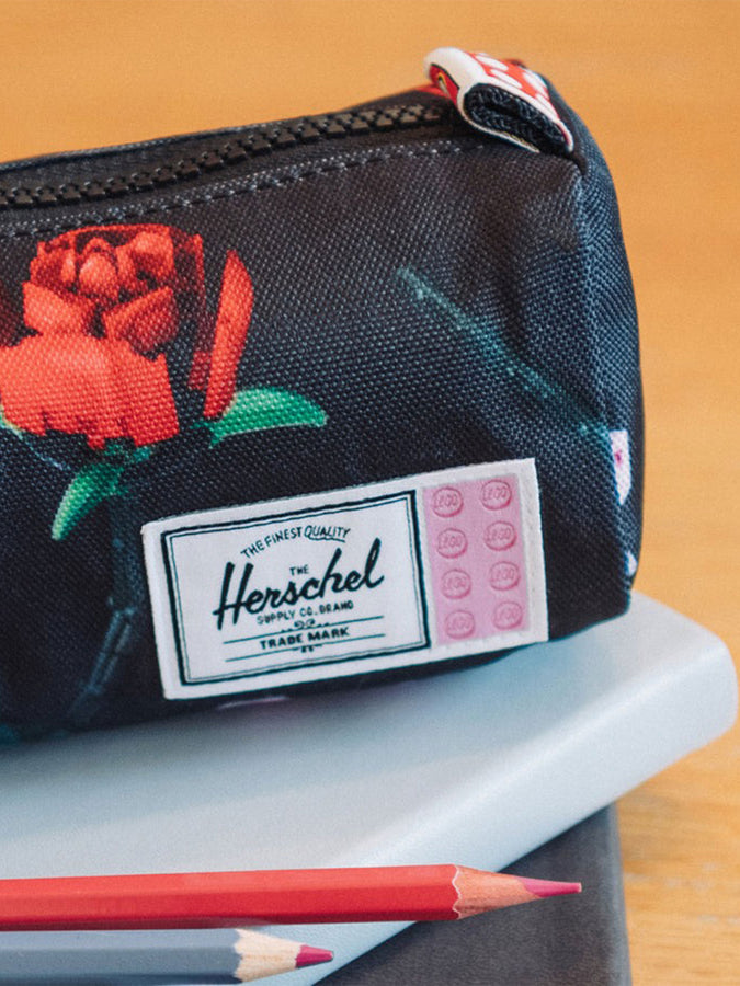 Herschel x Lego Settlement Pencil Case | FALLING FLORALS (07027)