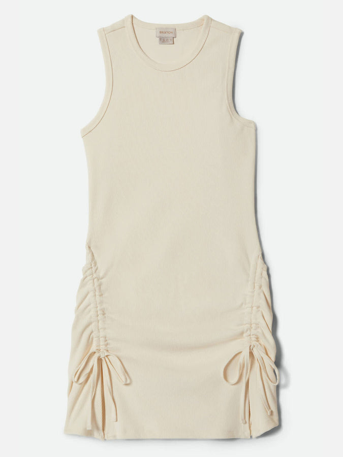 Brixton Ribbed Cinch Mini Dress Spring 2026 | OFF WHITE