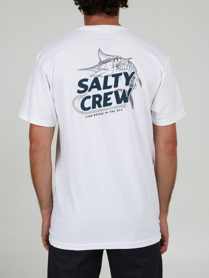 Salty Crew Hook Up Classic Short Sleeve T-Shirt Summer 2024 | WHITE