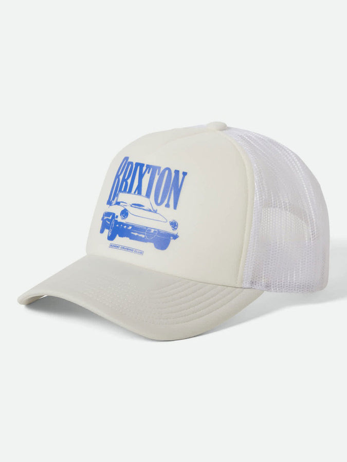 Brixton Sunday Cruising Club Trucker Hat | OFF WHITE/OFF WHITE